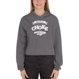 REAR NAKED CHOKE Woman's Crop Hoodie